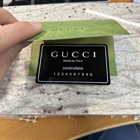 graffiti on fake gucci|gucci authenticity card.